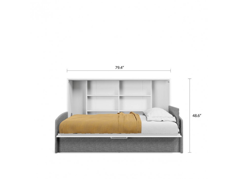 Spazio - Twin Size Wall Bed and Sofa Set