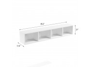 Open Horizontal Queen Bookshelf