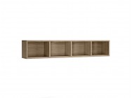 Open Horizontal Queen Bookshelf