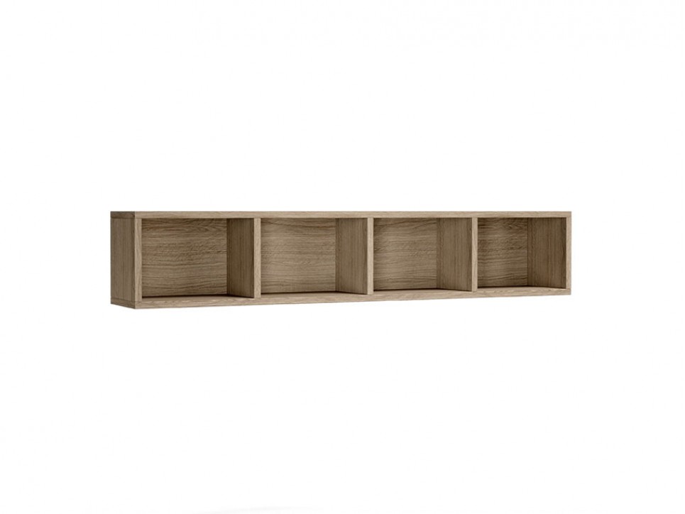 Open Horizontal Queen Bookshelf