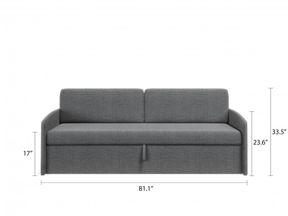 Spazio - Full Size Wall Bed and Sofa Set