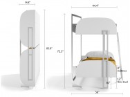 Simple Bunk Twin/Twin XL Murphy Wall Bed