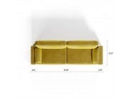 Royal Horizontal Queen 2 Seat Sofa