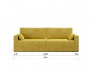 Royal Horizontal Queen 2 Seat Sofa