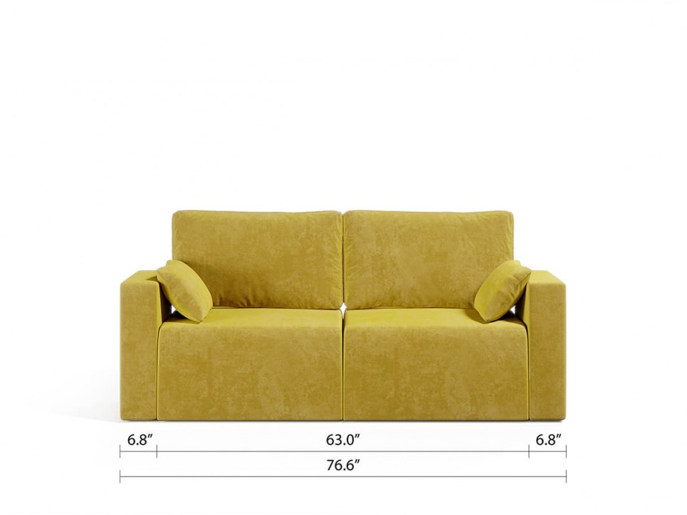 Royal Vertical Queen 2 Seat Sofa