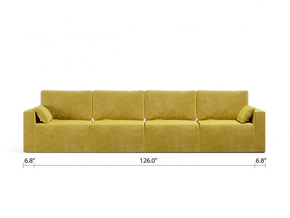 Royal Vertical Queen 4 Seat Sofa