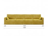 Royal Vertical Queen 4 Seat Sofa